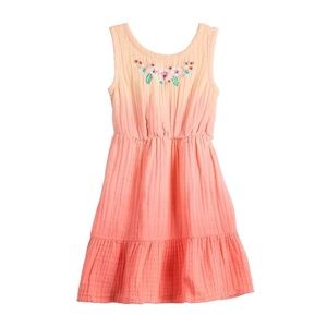 3 For $15 Baby/Toddler Girl Jumping Beans Tiered Sleeveless Dress, Coral 12mo